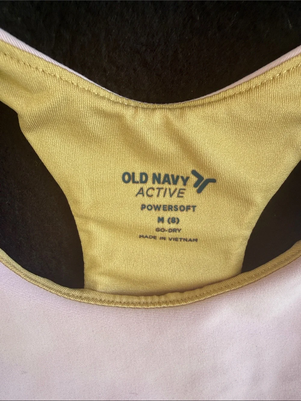 Old Navy Girls Mint Green & Light Purple Racerback Crop Tanks